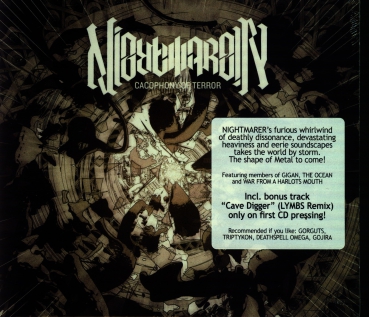 Nightmarer - Cacophony of Terror Digi CD
