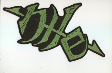 Nile - Grünes Logo Rückenaufnäher