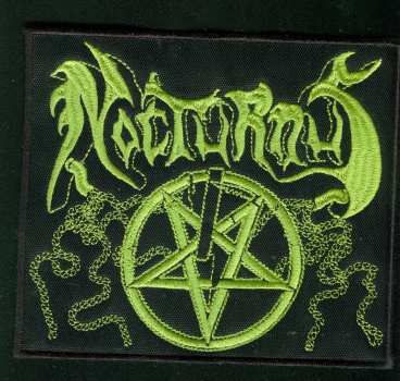 Nocturnus - Grünes Logo Aufnäher