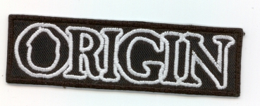 Origin - Weisses Logo Aufnäher