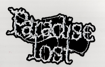 Paradise Lost - Weisses Altes Logo Rückenaufnäher