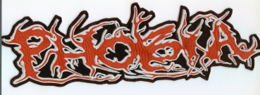 Phobia - Rot Weisses Logo Rückenaufnäher