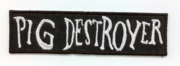 Pig Destroyer - White Logo Patch