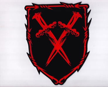 Revenge - Rotes Victory Wappen Rückenaufnäher