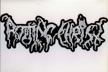 Rotting Christ - White Logo Backpatch
