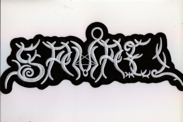 Samael - Weisses Altes Logo Rückenaufnäher