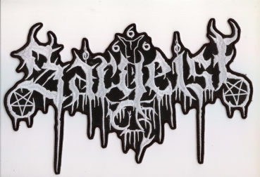 Sargeist - White Logo 2 Rückenaufnäher