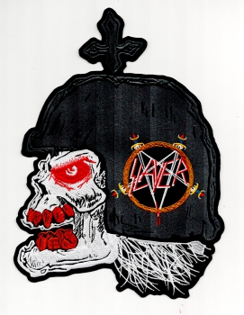 Slayer - Helm und Schädel 2 Rückenaufnäher
