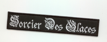 Sorcier Des Glaces - Weisses Logo Aufnäher