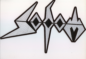 Sodom - Weisses Logo Rückenaufnäher
