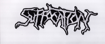 Suffocation - Weisses Logo Rückenaufnäher