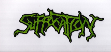 Suffocation - Grünes Logo Rückenaufnäher