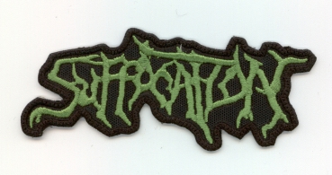 Suffocation - Grünes Logo Kontour Aufnäher