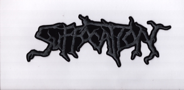 Suffocation - Graues Logo Rückenaufnäher