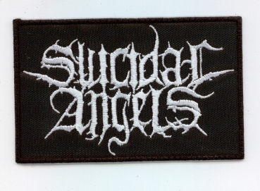 Suicidal Angels - Weisses Logo Aufnäher