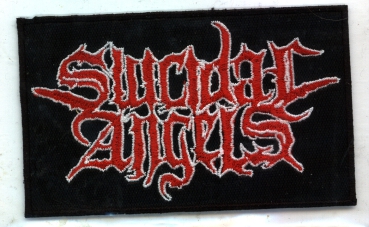 Suicidal Angels - Rot Weisses Logo Aufnäher