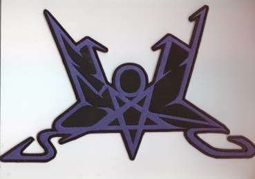Summoning - Blaues Logo Rückenaufnäher