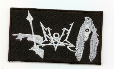 Summoning - Weisses S & P Logo Aufnäher