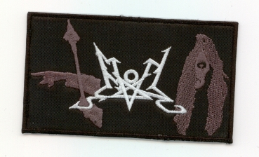 Summoning - Weiss Graues S & P Logo Aufnäher