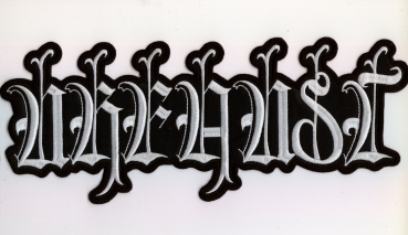 Urfaust - Weisses Logo Rückenaufnäher