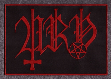 Urn - Rotes logo Rückenaufnäher