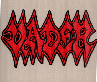 Vader - Red Logo Backpatch