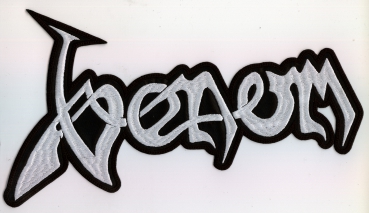 Venom - Weisses Logo Backpatch
