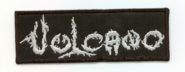 Volcano - Weisses Logo Aufnäher