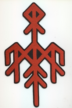 Wardruna - Red Rune Backpatch