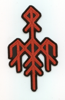 Wardruna - Rote Rune Logo Aufnäher