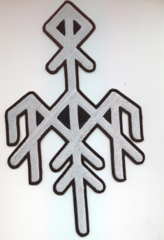 Wardruna - White Rune Backpatch