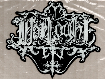 Warloghe - Weisses Logo Rückenaufnäher