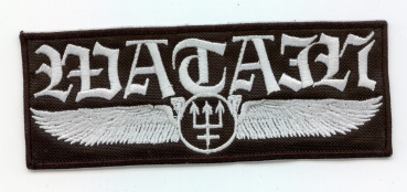 Watain - Weisses Logo Flügel Aufnäher