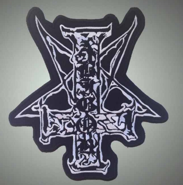 Abigor - Weisses Logo Rückenaufnäher