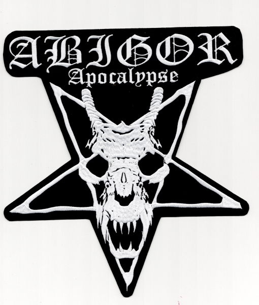 Abigor - Weisses Apocalypse Rückenaufnäher