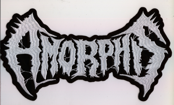 Amorphis - Weisses Logo Rückenaufnäher