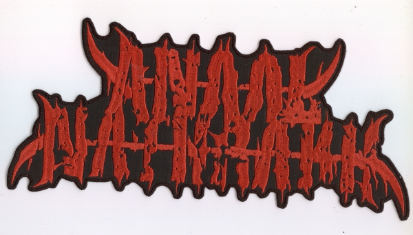 Anaal Nathrakh - Rotes Logo 2 Rückenaufnäher