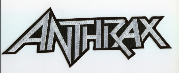 Anthrax - White Logo Backpatch