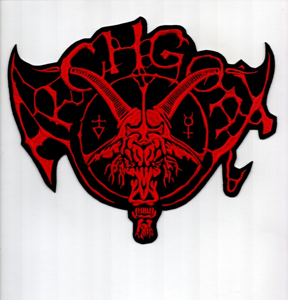 Archgoat - Rotes Logo Rückenaufnäher