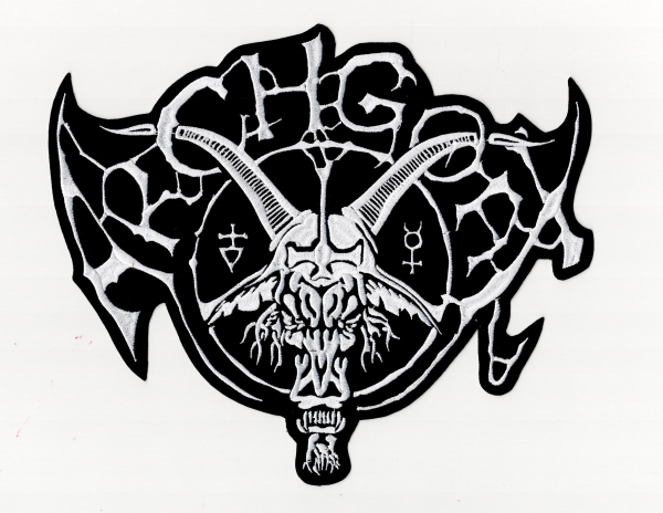 Archgoat - Weisses Logo Rückenaufnäher