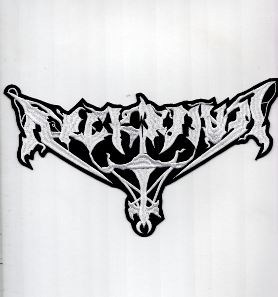 Arckanum - Weisses Logo Rückenaufnäher