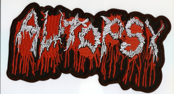 Autopsy - Red White Logo Backpatch
