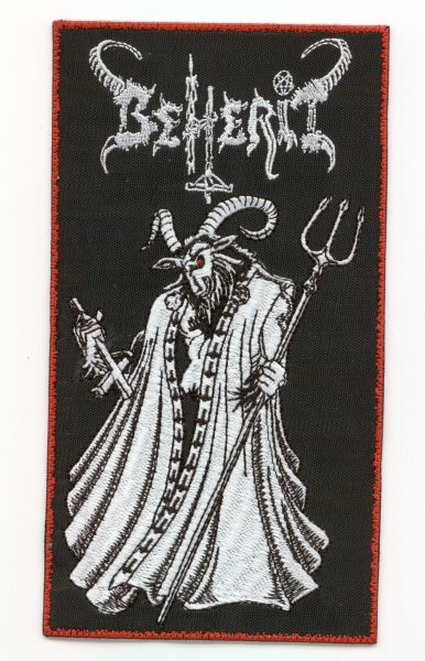 Beherit - Lord Goat Weiss Aufnäher