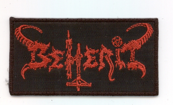 Beherit - Rotes Altes Logo Aufnäher