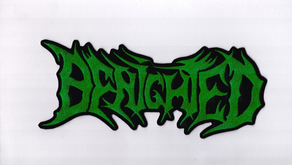 Benighted - Grünes Logo Rückenaufnäher