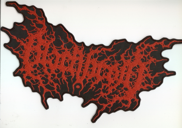 Blackbraid - Rotes Logo Rückenaufnäher