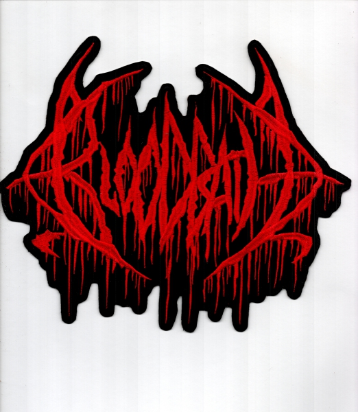 Bloodbath - Rotes Logo Rückenaufnäher