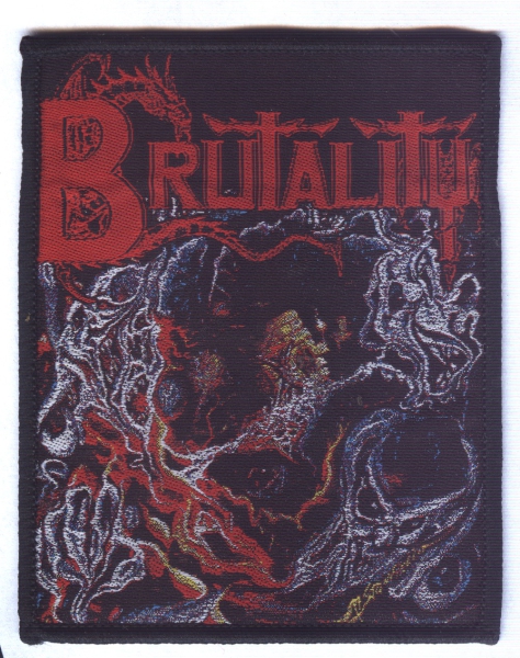 Brutality - Screams of the Woven Patch Aufnäher