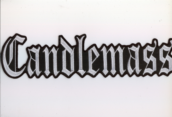 Candlemass - White Logo Backpatch