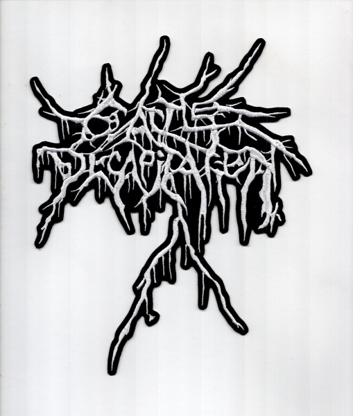 Cattle Decapitated - Weisses Logo Rückenaufnäher